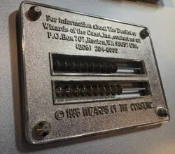 Magic The Gathering 1996 The Duelist Life Abacus Counter Emerald Green FAB SHAPE - Image 2