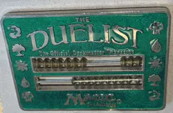 Magic The Gathering 1996 The Duelist Life Abacus Counter Emerald Green FAB SHAPE - Image 3