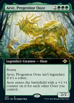 3X Aeve, Progenitor Ooze Extended Foil : MTG Modern Horizons 2 : NM - Image 1