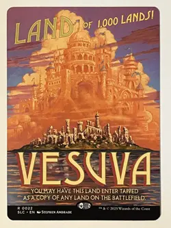 Vesuva Secret Lair Countdown Encyclopedia Kit Non-Foil MTG NM - Image 1