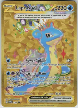 Pokemon Lapras ex - 164 SV: Scarlet & Violet Promo Cards Promo NM - Image 1