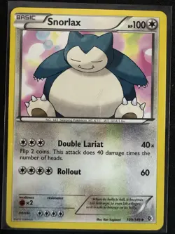 Pokemon TCG Snorlax Boundaries Crossed 109/149 Regular Uncommon NM - Image 1