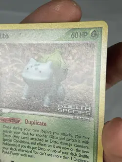 Pokemon Ditto Reverse Holo Stamped Bulbasaur EX Delta Species 36/113 - Image 4
