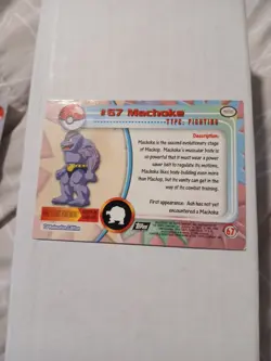 Pokemon Vintage Topps Machoke #67 Rare LP Black Label English Non-Holo - Image 2