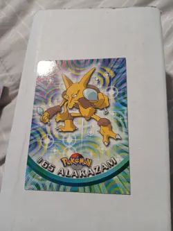 Pokemon Vintage Topps Alakazam #65 Rare LP Blue Label English Non-Holo - Image 1