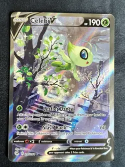 Pokemon Celebi V 245/264 SWSH08 EN Alternate Full Art Ultra Rare Fusion Strike - Image 1