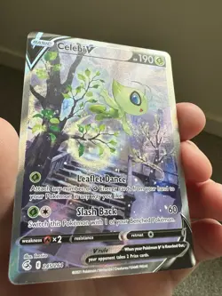 Pokemon Celebi V 245/264 SWSH08 EN Alternate Full Art Ultra Rare Fusion Strike - Image 3