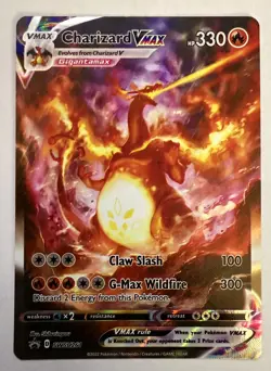 POKEMON SWSH BLACK STAR PROMO CHARIZARD UPC #SWSH261 CHARIZARD VMAX - Image 1