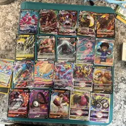 Pokemon TCG S-Korean Full Art Trainer & Pokemon Mixed Lot NM - Image 1