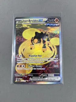 Iron Boulder ex 207/162 - Temporal Forces Special Illustration Rare Pokemon NM - Image 1