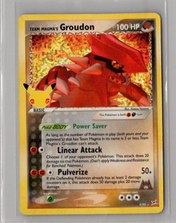 Team Magma's Groudon 9/95 Pokemon TCG Celebrations Classic Collection Holo NM - Image 1