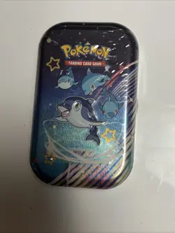 Pokemon Scarlet and Violet SV4.5 Paldean Fates Mini Tin “Palafin” - Image 1