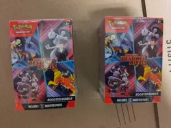 2 Pokemon Destined Rivals Booster Bundle Boxes (6 Booster Packs Per Box) - Image 1