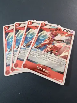 4x - Belo Betty - OP05-015 - R - One Piece Card Game TCG PRB01 - NM - Image 1
