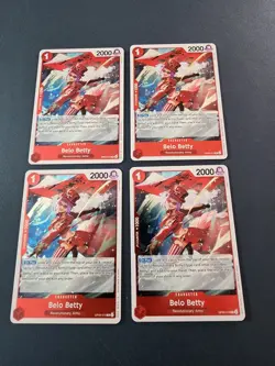 4x - Belo Betty - OP05-015 - R - One Piece Card Game TCG PRB01 - NM - Image 2