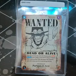 Portgas.D.Ace OP13-119 Wanted Card Carrying On His Will - Image 1