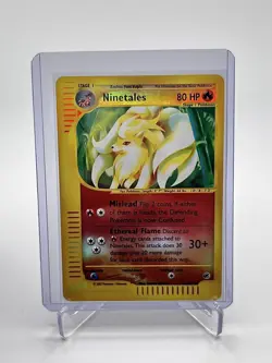 NINETALES Pokemon Card - WOTC - Expedition Base Set - 21/165 - HOLO - Image 1