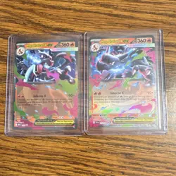 Pokemon Mega Charizard X EX Card Promo 029 & 013/094 MEP & PFL Holo 2 Card Lot - Image 1