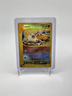 Pokemon TCG Expedition Base Set Cubone 103/165 Reverse Holo Card 2002 Played - Image 1