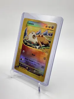 Pokemon TCG Expedition Base Set Cubone 103/165 Reverse Holo Card 2002 Played - Image 3