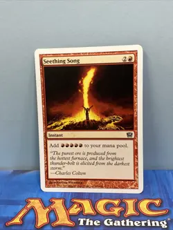 Seething Song 9th Edition Regular MTG TCG CARD NM - Image 1