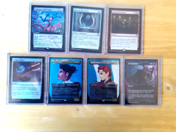 mtg 1 mace of valiant foil 1 calamity of the titans reg fin and 5 other cards - Image 1