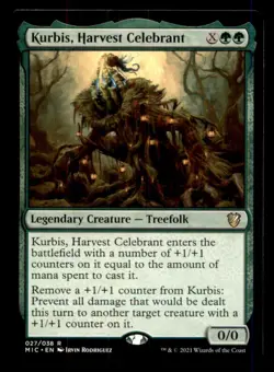 Kurbis, Harvest Celebrant LP Light Play Midnight Hunt Commander MTG [12460] - Image 1