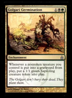MTG Golgari Germination LP Light Play Ravnica: City of Guilds [5390] - Image 1