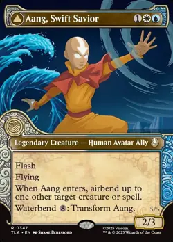 Aang, Swift Savior X1 SHOWCASE FOIL-NM/M-Avatar: The Last Airbender - Image 1