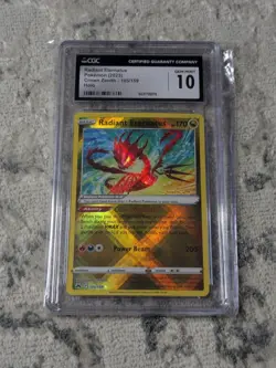 POKEMON CGC GEM MINT 10 RADIANT ETERNATUS 105 CROWN ZENITH - Image 1