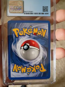 CGC 8 Dark Slowbro Pokemon Team Rocket 1st Edition Holo - Image 4
