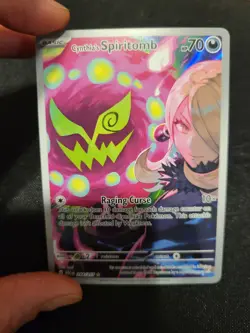 Pokemon Ascended Heroes Cynthia's Spiritomb Illustration Rare 244/217 NM - Image 1