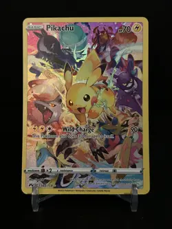 Pikachu 160/159 Crown Zenith Full Art Holo Secret Rare Pokemon NM/M - Image 1
