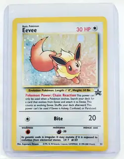 Pokemon EEVEE #11 11/53 - BLACK STAR PROMO Holo Rare - WOTC 1999 - Image 5