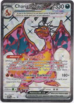 Pokemon Charizard ex Full Art Black Star Promo SVP 056 NM English - Image 1