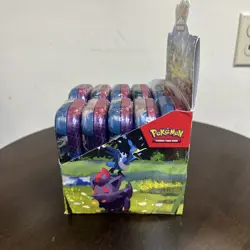 Pokemon Ascended Heroes Mini Tin Display 10 Sealed Booster Tins Open Display - Image 3