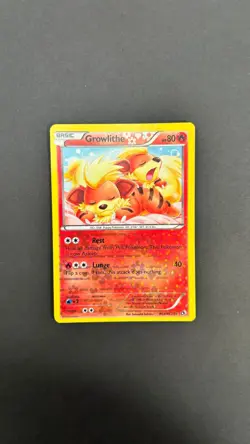 Pokemon Growlithe RC4/RC25 Reverse Holo Legendary Treasures 80 HP - Image 1