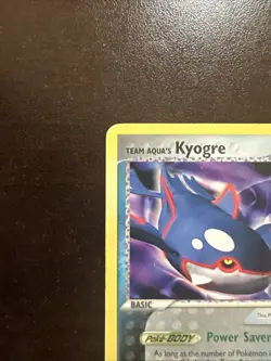 Team Aqua’s Kyogre 3/95 NON-holo Rare HP Pokemon TCG Team Magma Vs Team Aqua - Image 2