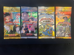Set of 4 SEALED Japanese Pokemon Booster Packs - Gym Heros to Neo Discovery - Image 1