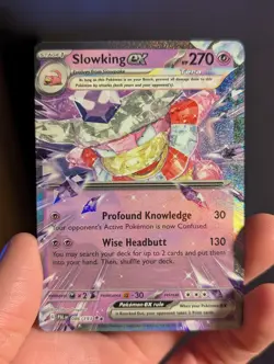 Pokemon TCG Slowking ex Scarlet & Violet - Paldea Evolved 086/193 Holo Double... - Image 1