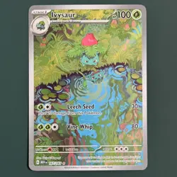 Pokemon Ivysaur Full Art Illustration Rare Holo 167/165 Sv-Scarlet & Violet 151 - Image 1