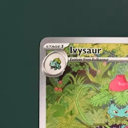 Pokemon Ivysaur Full Art Illustration Rare Holo 167/165 Sv-Scarlet & Violet 151 - Image 2