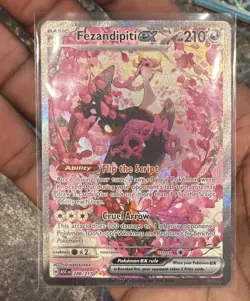 Fezandipiti EX Pokemon TCG Ascended Heroes 288/217 Special Illustration Rare SIR - Image 1