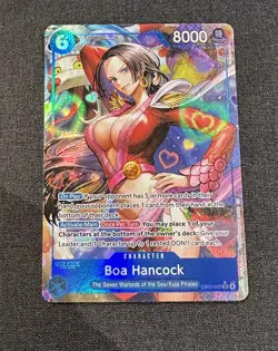 Boa Hancock EB03-026 SR Alt Art Heroines Edition ENGLISH One Piece CCG - Image 1