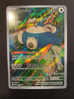 Snorlax (Pokemon Center Exclusive) 051 Sv:Scarlet & Violet Black Star Promo Card - Image 1
