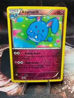 Azumarill 103/160 Reverse Holo Pokemon Card Primal Clash - Image 1