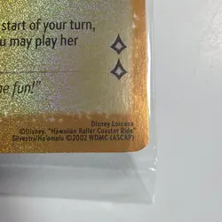 LILO ESCAPE ARTIST Lorcana 25/P2 PROMO Disney NM Card Sealed Gold Foil - Image 2