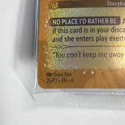 LILO ESCAPE ARTIST Lorcana 25/P2 PROMO Disney NM Card Sealed Gold Foil - Image 3