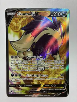 Skuntank Pokemon Card Lot – Skuntank V Full Art, Stunky – NM/LP Gift Set - Image 2