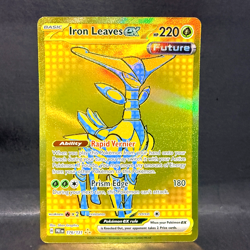 2025 POKEMON PRISMATIC EVOLUTIONS IRON LEAVES EX 176/131 HYPER RARE - Image 1